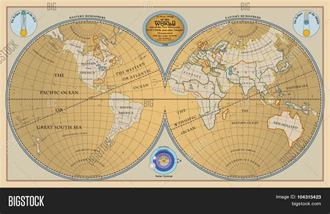 Vector Old Globe Map Vector And Photo Free Trial Bigstock