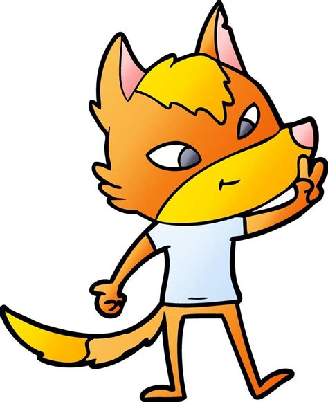 Fox Cartoon Character 12394666 Vector Art At Vecteezy