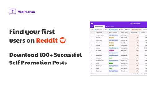 Check spelling or type a new query. YesPromo - Free database of 100+ successful self promotion ...