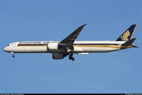 9v Scn Singapore Airlines Boeing 787 10 Dreamliner Photo By Suparat