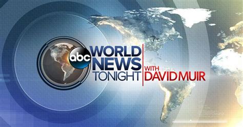 Abc World News Tonight With David Muir Newswatch 12 Shows And Specials