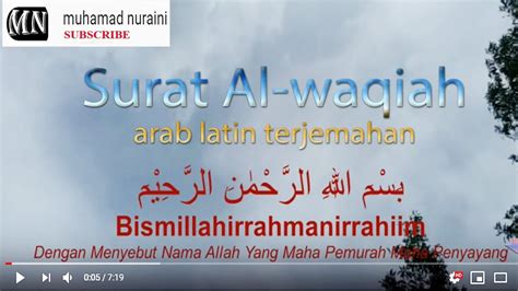 Surat Al Waqiah Arab Latin Dan Terjemahan Nsaohio