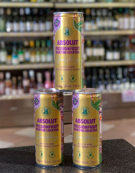 absolut passion fruit reddys off licence