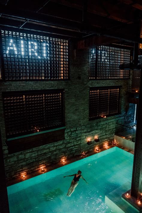 Aire Ancient Baths Chicago Spa Review — Bows And Sequins Chicago Spa Indoor Outdoor Pool