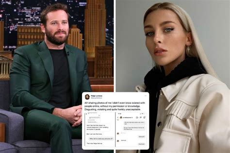 Armie Hammers Ex Paige Lorenze Accuses Him Of Sending Nude Photos Of Her Tied Up To His