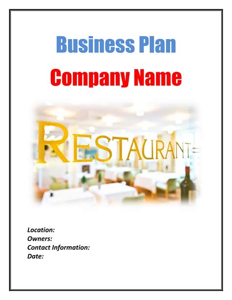 √ Restaurant Business Plan Powerpoint Template Terlengkap