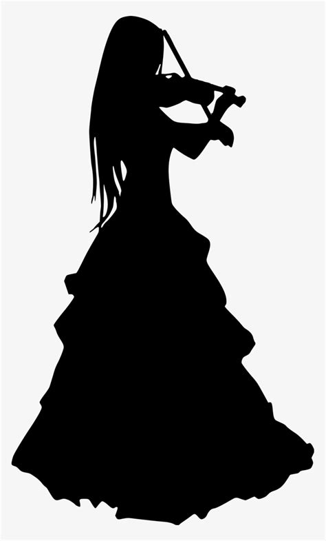 Report Abuse Girl Playing Violin Silhouette Free Transparent Png