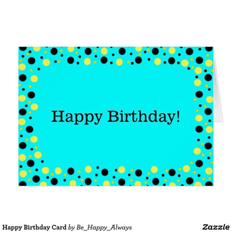 Happy Birthday Card Happy Birthday Cards Personalized Birthday Ts