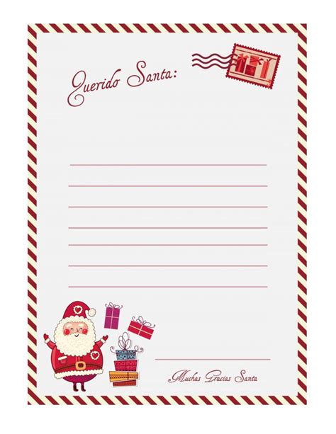 Cartas Para Santa Claus Las Mejores Plantillas Para Imprimir
