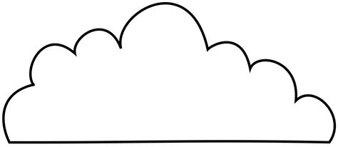 Clouds20clipart20png Cloud Template Clip Art Clouds Projects