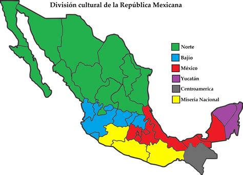 Mapa De Las Regiones De Mexico Images And Photos Finder