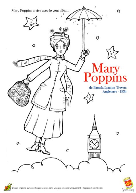 Coloring pages little ways sacrifice beads. Coloriage mary poppins sur Hugolescargot.com