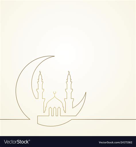 Ramadan Kareem Template Royalty Free Vector Image