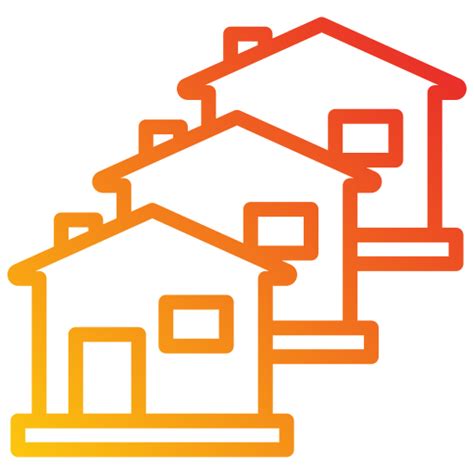 Housing Free Buildings Icons