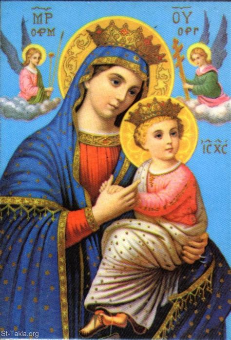 St Takla Org Image Icon Of Saint Mary Mother Of God صورة في موقع الأنبا