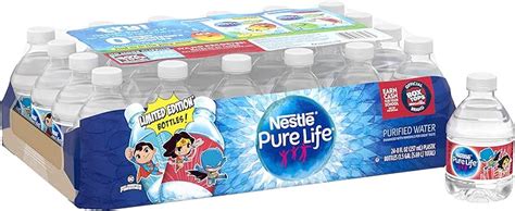 Nestle Pure Life Water 8 Oz Pack Of 24 By Purelife Amazonca Grocery