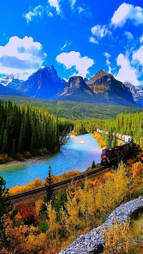 Beautiful Mountain And River Scenery