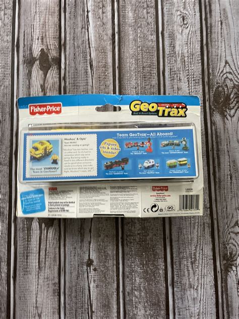 Geotrax Woohoo And Opie L6928 Fisher Price 2007 Figure And Train Set Sealed