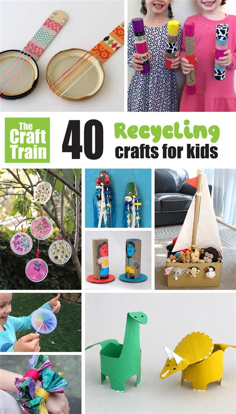 Kids Crafts From Recycled Materials