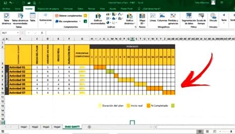 Diagrama De Gantt En Excel Como Desarrollarlo Y Personalizarlo Hot