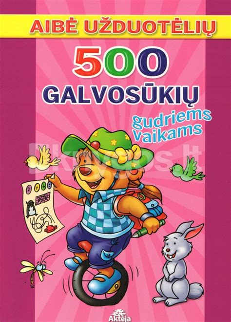 500 galvosūkių gudriems vaikams | Knygos.lt
