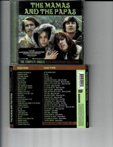 Mamas And The Papas Complete Singles 50th Anniversary 2cd 2015 53 Tracks 848064004189 Ebay