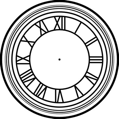 You can download, edit these vectors for personal use for your presentations, webblogs, or other project designs. Roman Numeral Clock Face Clip Art at Clker.com - vector ...