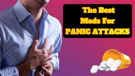The Best Medication For Panic Attacks And Anxiety Symptoms Propranolol Diazepam And Ssris Youtube