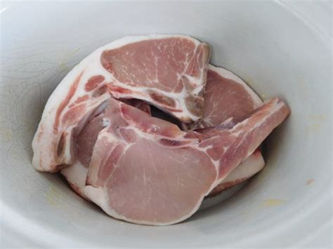 When shimmering, add the seasoned pork chops. 3-Ingredient Crockpot Ranch Pork Chops I | Thailand 1 ...