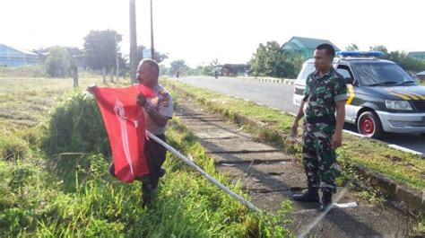 Lagi Tni Dan Polri Turunkan Bendera Alam Peudang Di Aceh Cahaya Baru