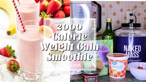 Check spelling or type a new query. 2000 Calorie Weight Gain Smoothie | Guaranteed Weight Gain ...