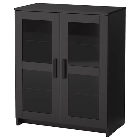 Brimnes schrank von ikea mit neuen griffen schrank ikea wohnen. BRIMNES Schrank mit Türen, Glas/schwarz, 78x95 cm - IKEA ...