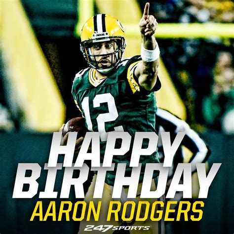 Packers rb aaron jones celebrates his birthday dec. Happy Birthday Aaron | Aaron rodgers, Football funny, Role ...