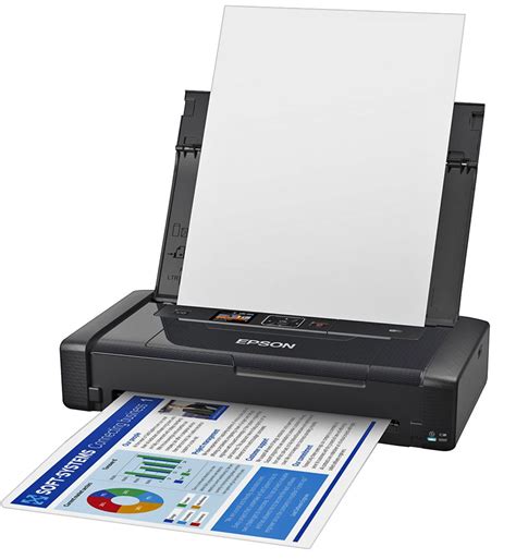 Workforce Wf 110w Portable Wireless A4 Inkjet Colour Printer Epson