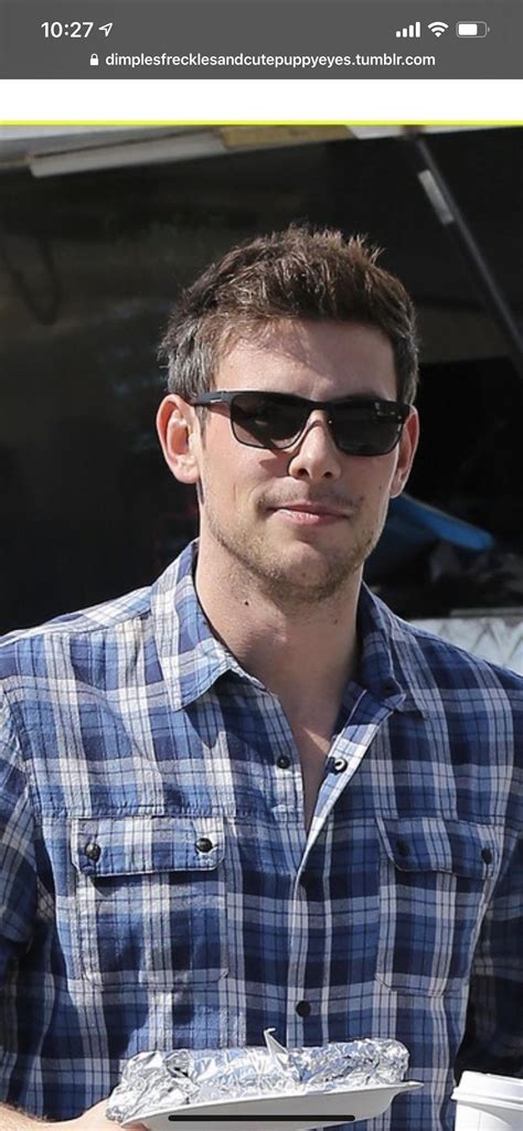 Been Trying To Find What Glasses These Are Worn By Cory Monteith In 2013 R Sunglasses