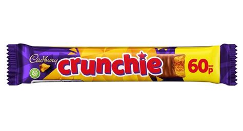 cadbury crunchie 60p pmp 48x40g monmore confectionery