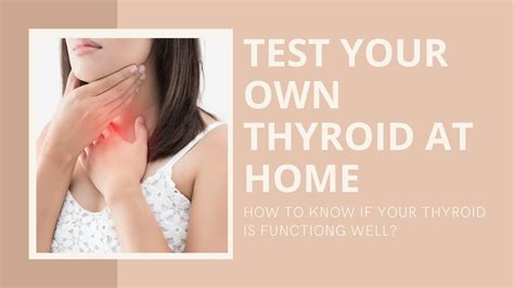 Test Your Own Thyroid At Home Youtube