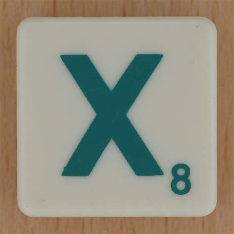 Scrabble Green Letter X Flickr Photo Sharing