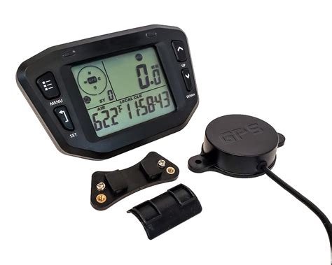 Gps Speedometer Digital Backlit Lcd Display Gauge Kit Odometer Hour