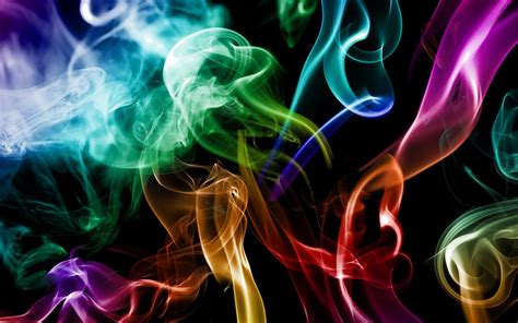 Colorful Smoke Effect Wallpaper Colorful Background Wallpapers