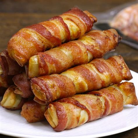 Bacon Wrapped Scrambled Eggs