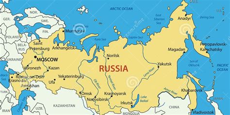 Interesting Facts About Russian Geography Mapa Cidade R Ssia Mapa