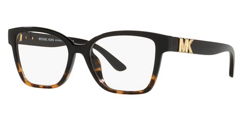 michael kors™ karlie i mk4094u 3912 51 black dark tortoise eyeglasses