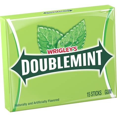 For nearly 130 years, the brand wrigley's has become synonymous with chewing gum. Wrigley's Doublemint, Chewing Gum, 15 Piece Single Pack ...