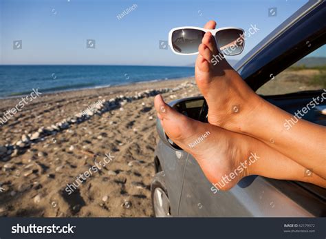 270 Womans Feet Car Window Images Stock Photos And Vectors Shutterstock