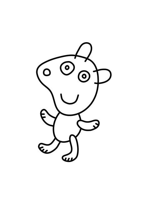 How To Draw Peppa Pigs Teddy Peppa Pig Teddy Peppa Pig Drawing