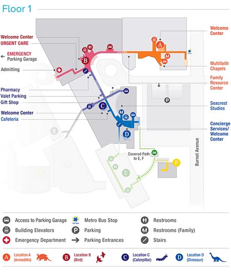 Cincinnati childrens(r)en (@cincychildrens) azkeneko txioak. Map of the Main Concourse at Cincinnati Children's