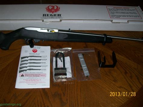 Rifles Ruger 1022 Stainless Synthetic