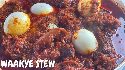 Download Authentic Ghanaian Waakye Feast Detailed Waakye Stew More