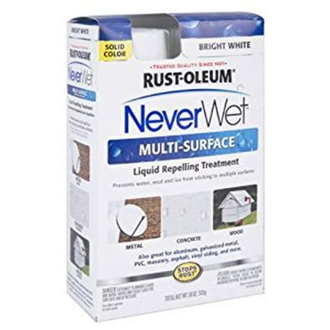 Rust Oleum Never Wet Multi Surface Protector Spray Kit Waterproof White